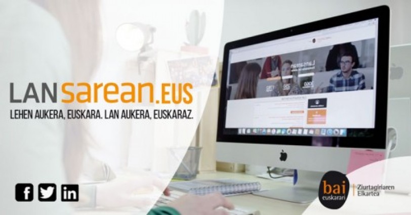 Lansarean.eus lan-atari berritua aurkeztu du Bai Euskarari Elkarteak