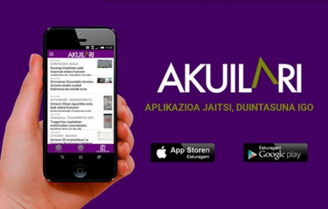 Martxan da Akuilari aplikazioa! www.akuilari.eus
