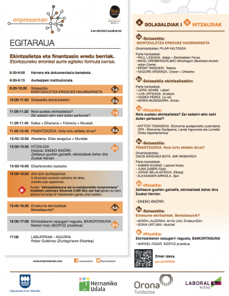 Berritasun ugari aurtengo Enpresarean Azokan