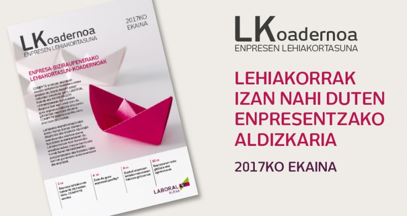 Deskargatu LKuaderno, lehiakorrak izan nahi duten enpresentzako aldizkaria