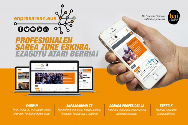 Enpresarean.eus atari berrituak profesionalen sarera gonbidatzen zaitu