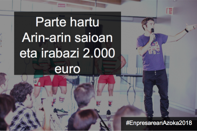 Adi, ekintzaile! 2.000 euro irabazi nahi?