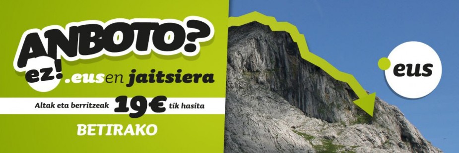 .EUS altak eta berritzeak 19 eurotik hasita, betirako