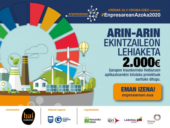 Arin-arin ekintzaileen lehiaketan parte hartu nahi duzu?