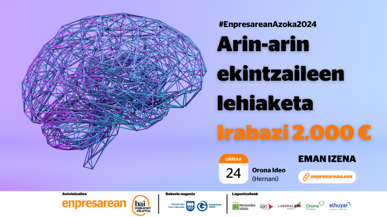 #EnpresareanAzoka2024: aurkeztu zure proiektua eta irabazi 2.000 euro