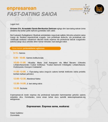 Enpresarean FAST-DATING SAIOA